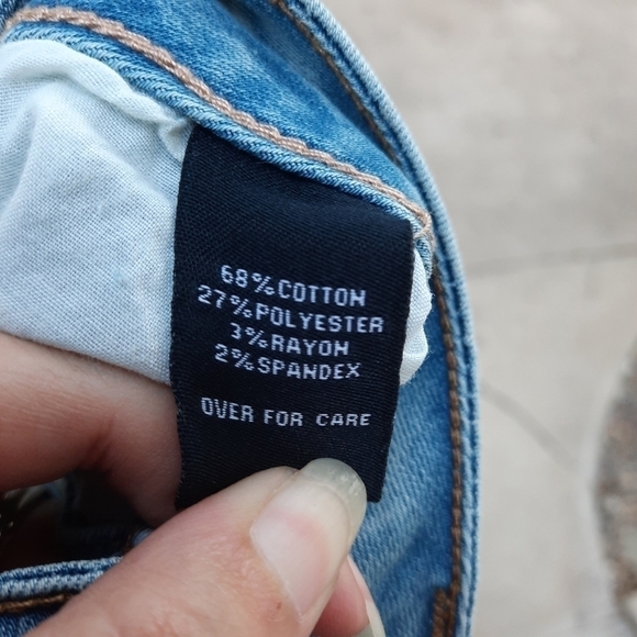 🌟 Ashley Mason distressed girlfriend jeans plus size 30 tall NWT - Picture 6 of 6